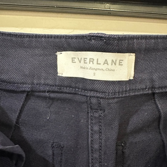 The Wide Leg Crop Pant - Navy - Picture 3 of 3